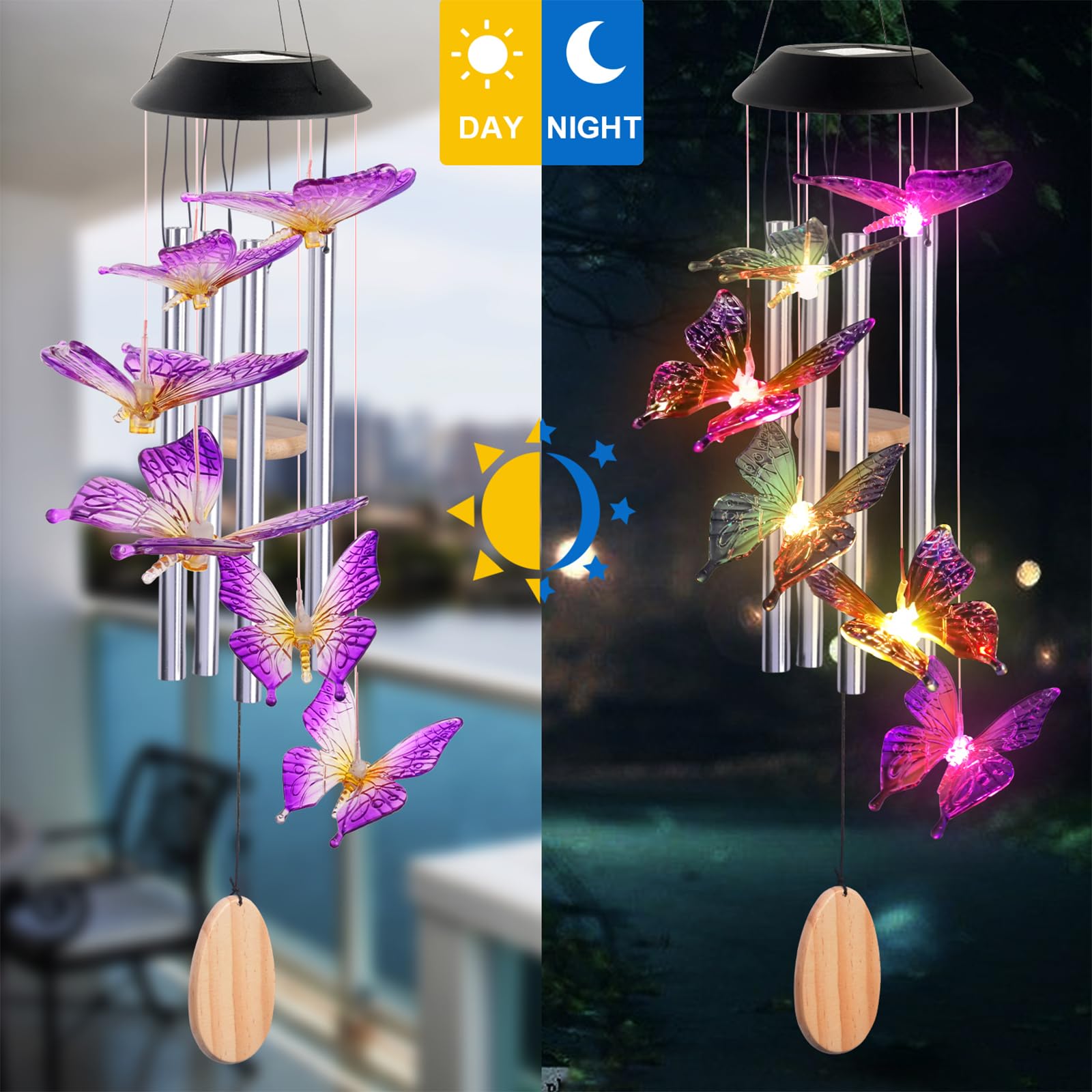 JOBOSI butterfly mobiles add romantic color to room decor and calm mood