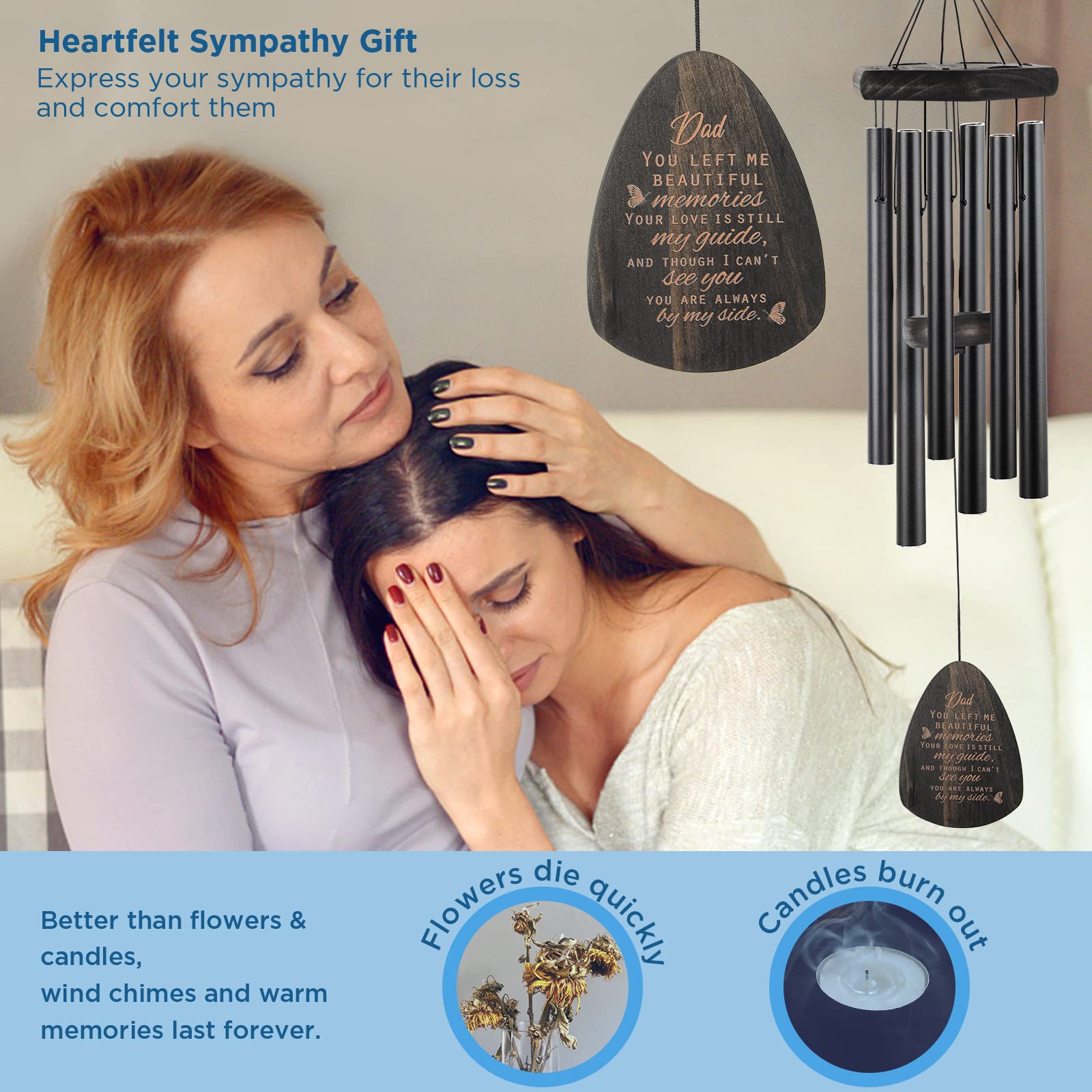 Jobosi elegant gift packaging makes this wind chime ready for gifting