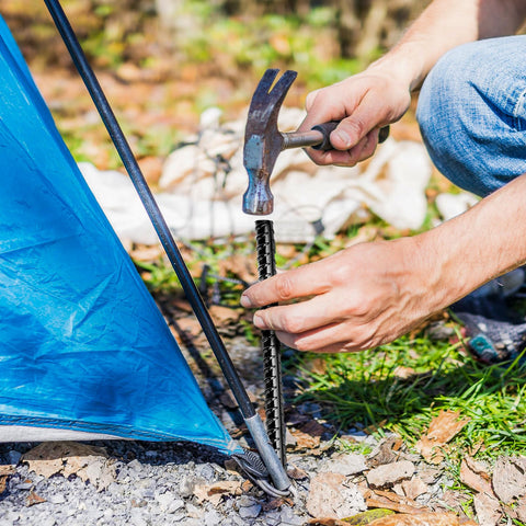 I-shaped design aids quick installation and reliable ground fixation.