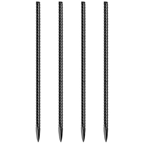 JOBVERT rebar stake in black finish anchors tents for stable outdoor support.