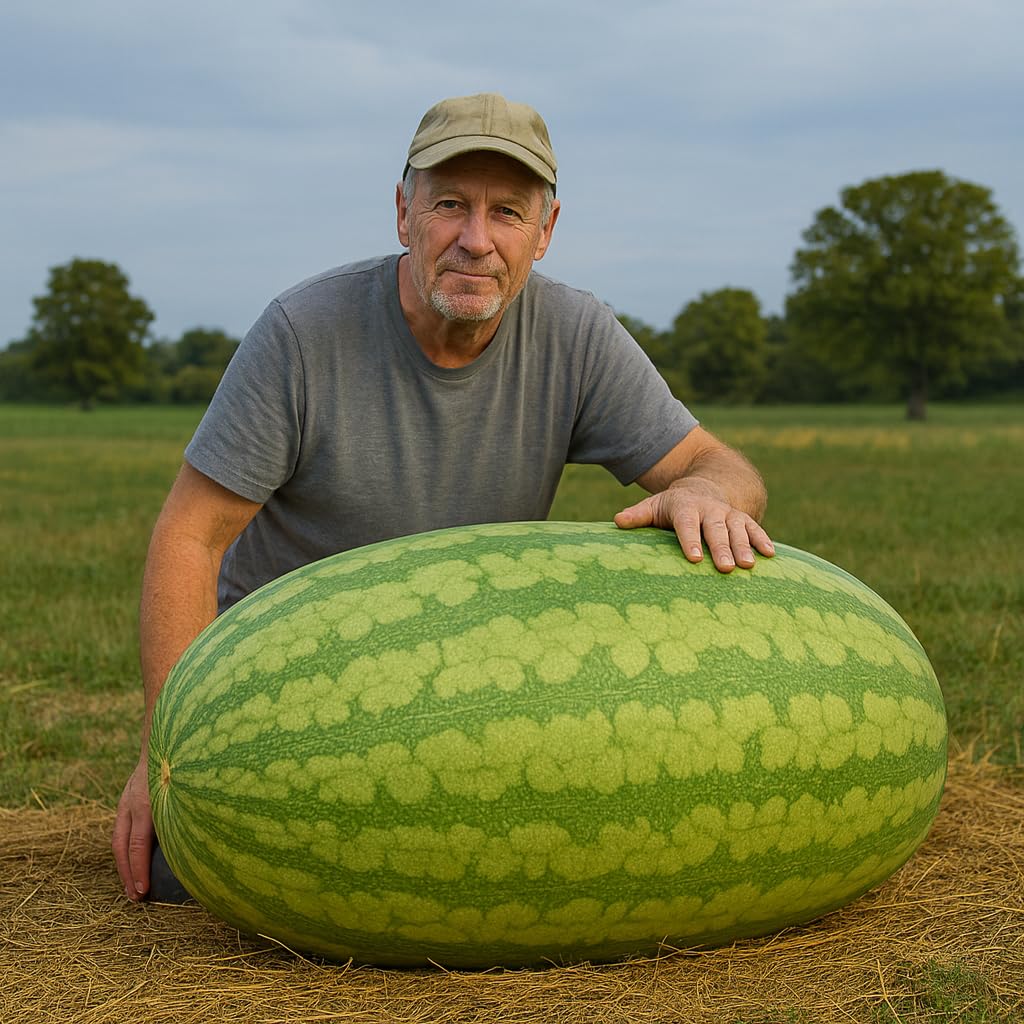JOCADEW outdoor garden setup with warm climate watermelon variety.