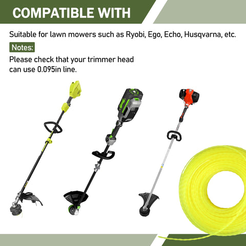 JODDMTTY line designed for Huskavarna compatibility in dense grass edging