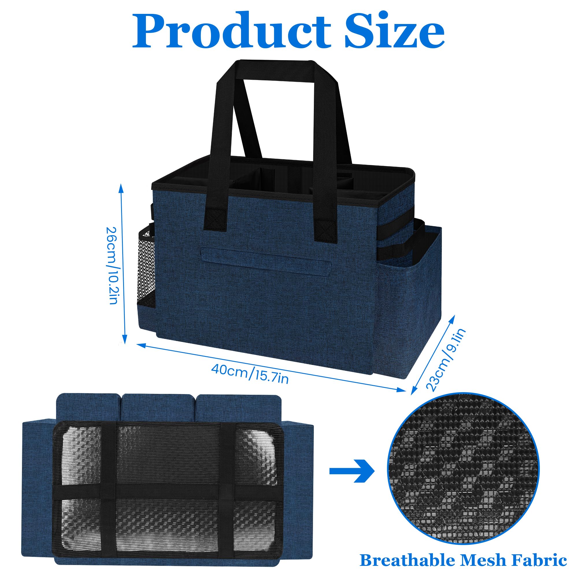 Joe & JoseRin easy-clean water-resistant storage bag keeps supplies fresh.