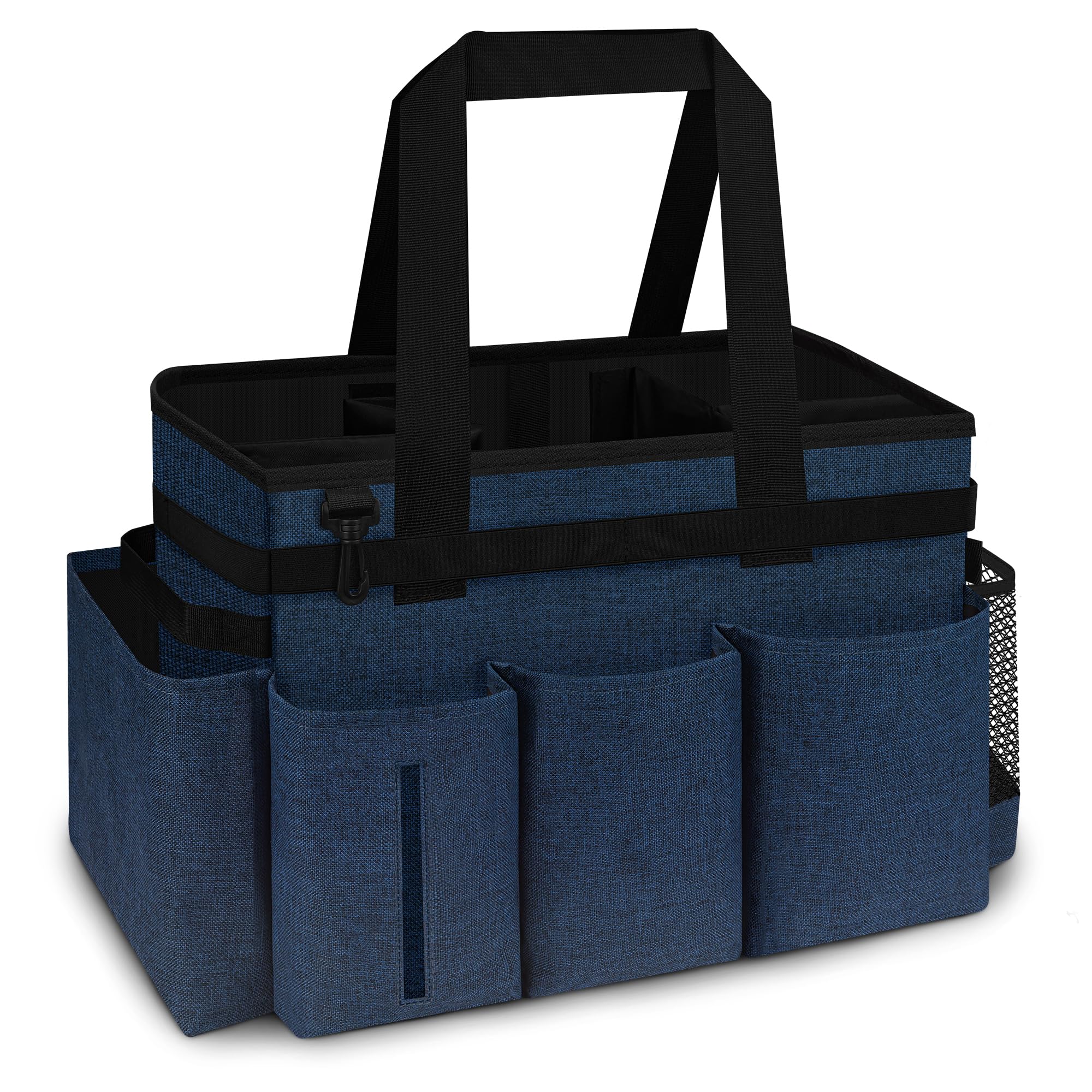 Joe & JoseRin hot tub storage bag front view with sturdy carry and organized pockets.