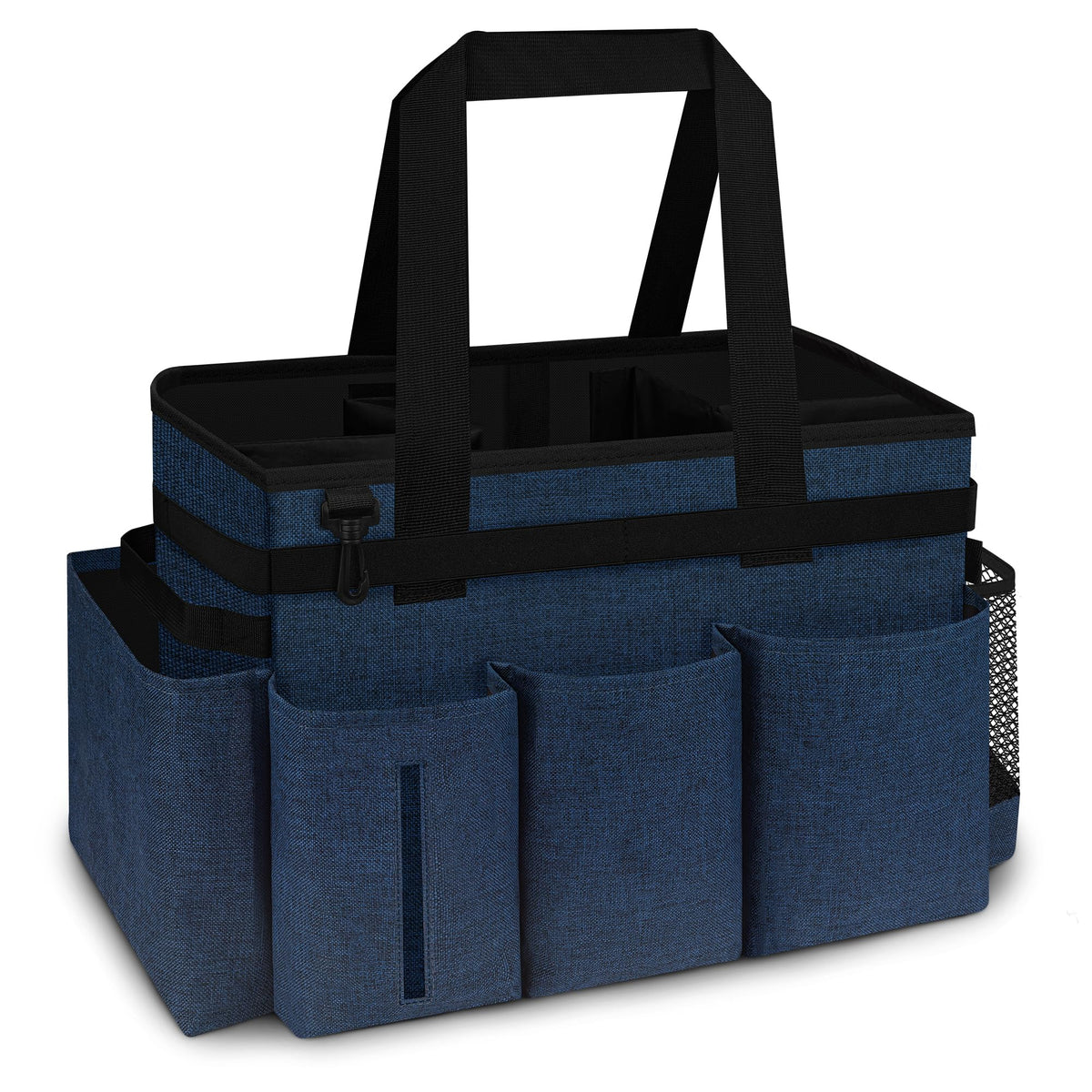 Joe & JoseRin hot tub storage bag front view with sturdy carry and organized pockets.