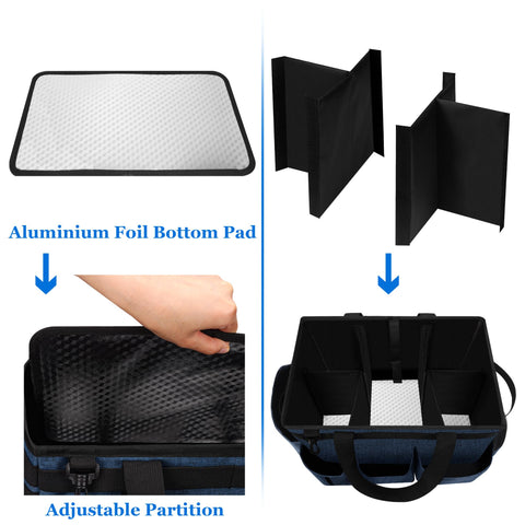 Joe & JoseRin hot tub storage bag side pocket detail for quick tool access.