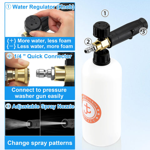 JOEJET 14 mm quick connector for secure, leak-free attachment