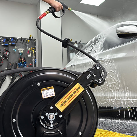 JOEJET adjustable guide arm supports precise mounting.