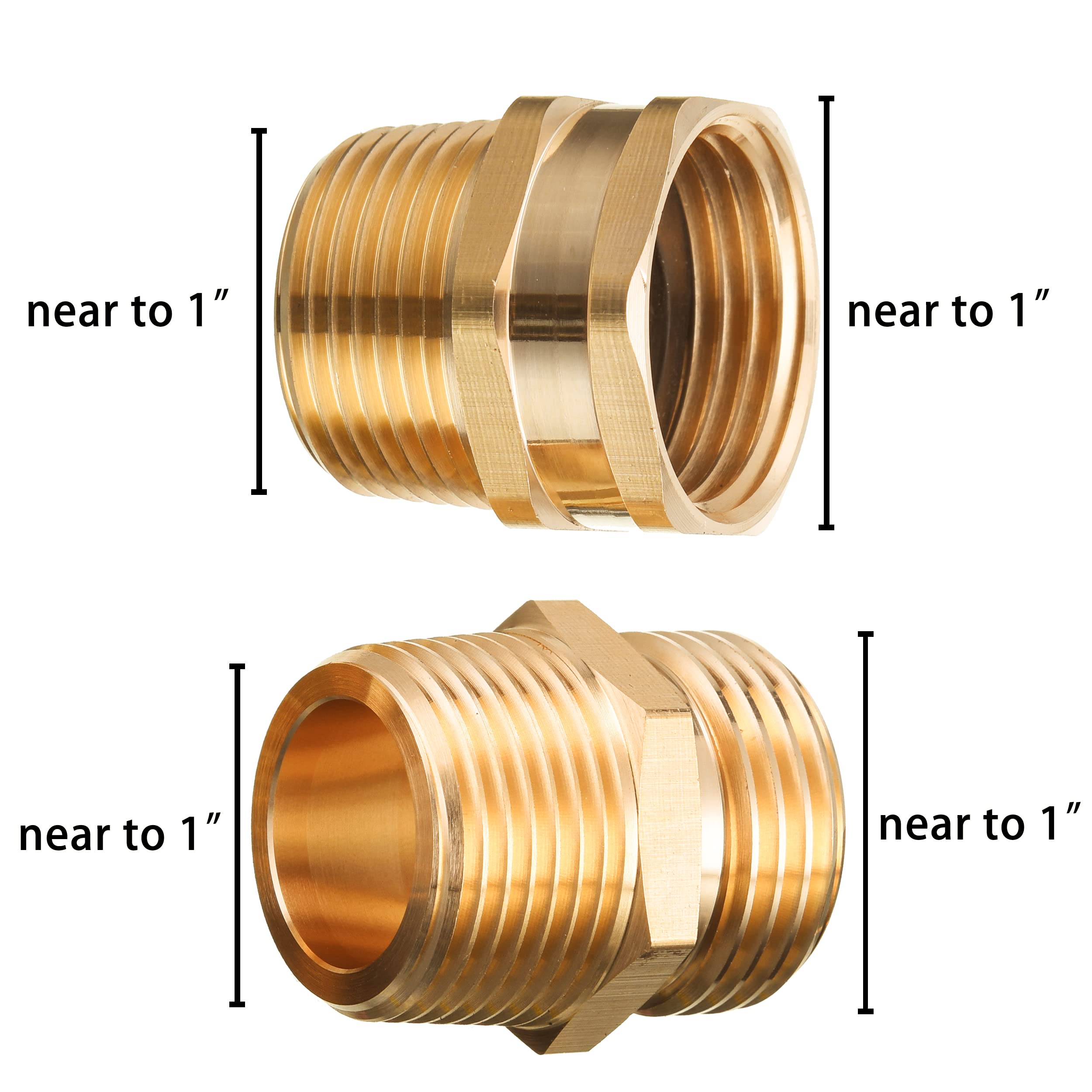 JOEJET brass fittings 3/4 NPT male thread enable versatile plumbing connections