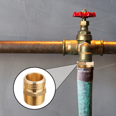 JOEJET GHT to NPT adapter in action for irrigation and faucet setups