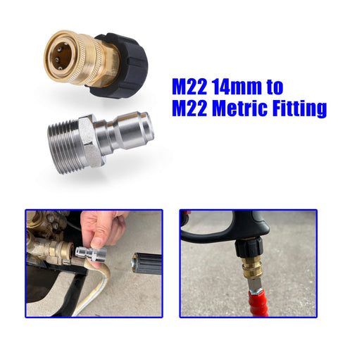 JOEJET brass and stainless quick-connect construction for durability