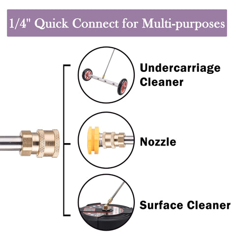 JOEJET wand shows max 4000 psi capability for tough cleaning tasks.