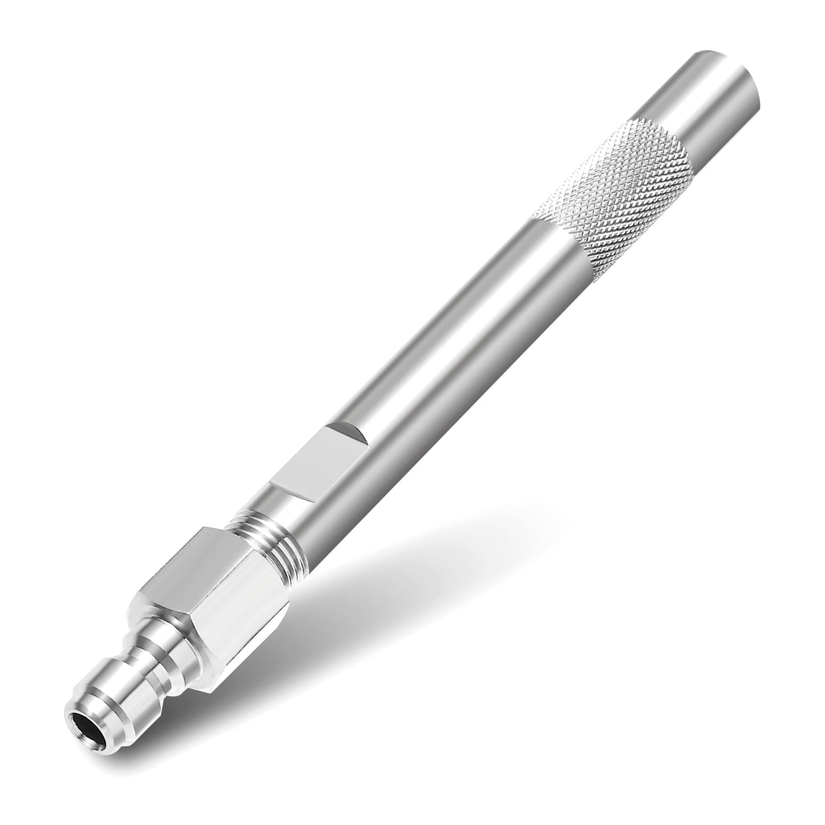 JOEJET long-range nozzle enables efficient high-reach exterior cleaning.