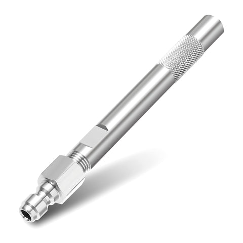 JOEJET long-range nozzle enables efficient high-reach exterior cleaning.