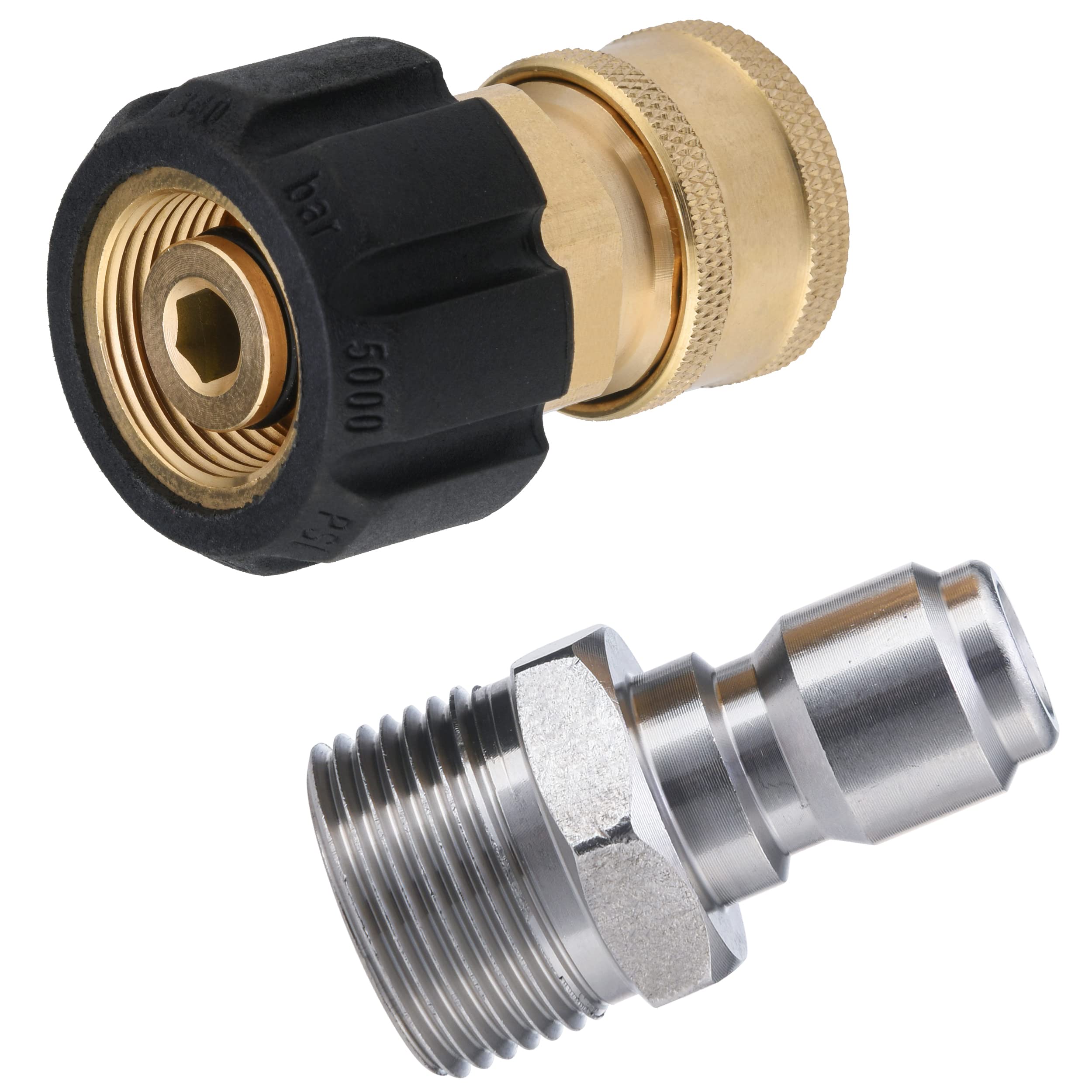 JOEJET M22-14mm to 3/8 quick-connect female socket for secure hose connections