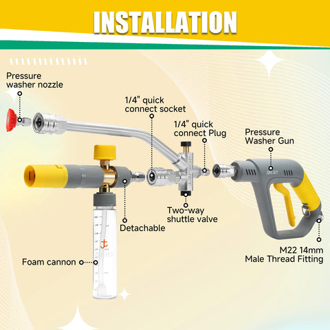 JOEJET nozzle tip 25-degree versatile angle for vehicles and exteriors