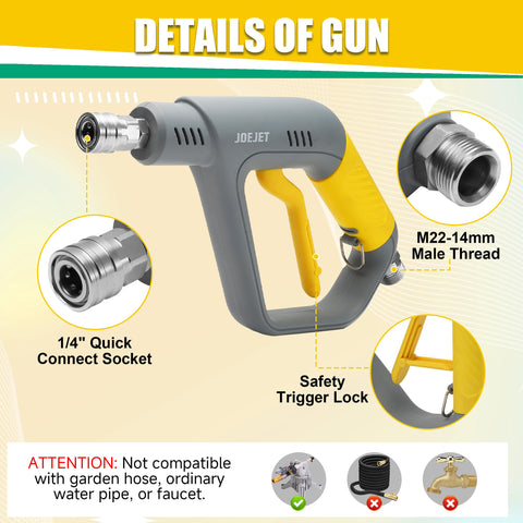 JOEJET nozzle tip 40-degree broad spray for patios and driveways