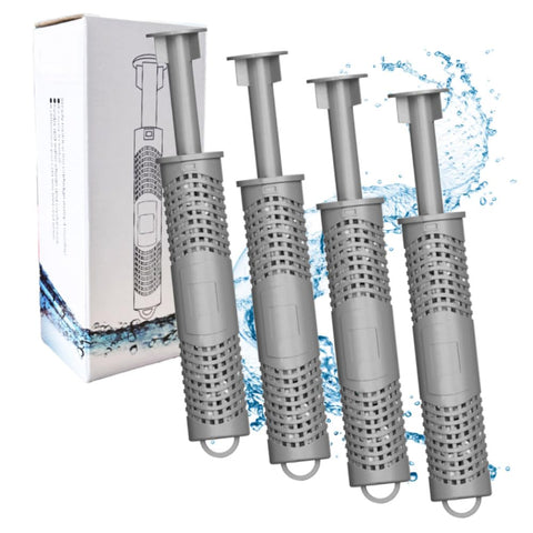 Joepoe hot-tub silver ion cartridge in water improves clarity and odor control.