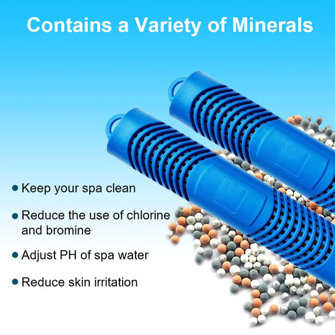 Two-pack Joepoe spa mineral sticks packaging for easy purchase.