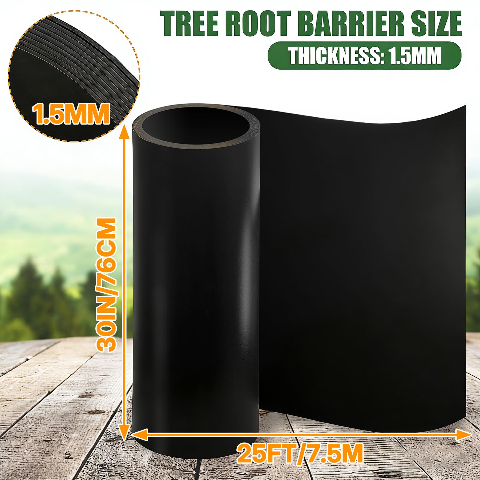 Installation of Joewuzun root barrier demonstrates flexible HDPE in action
