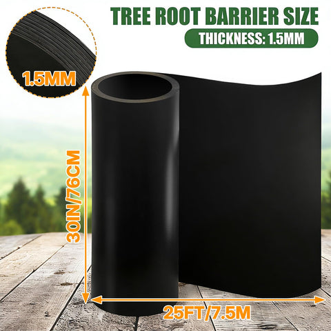 Installation of Joewuzun root barrier demonstrates flexible HDPE in action