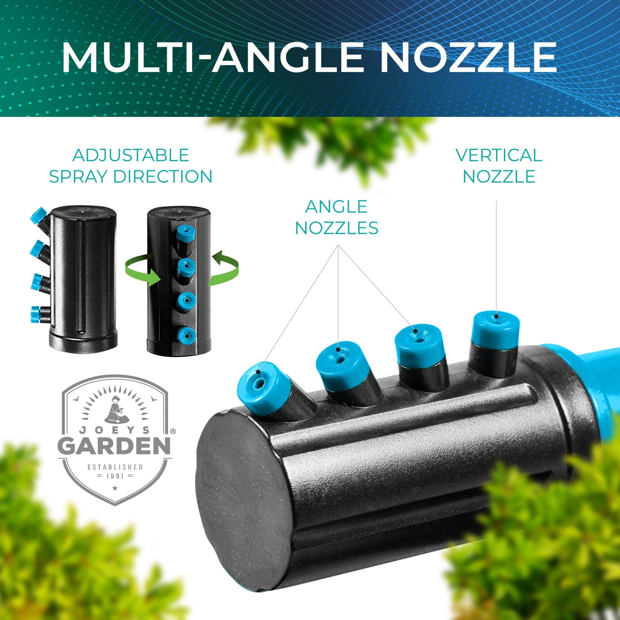 Joeys Garden Sprinkler extendable coverage shows how multiple units can broaden irrigation