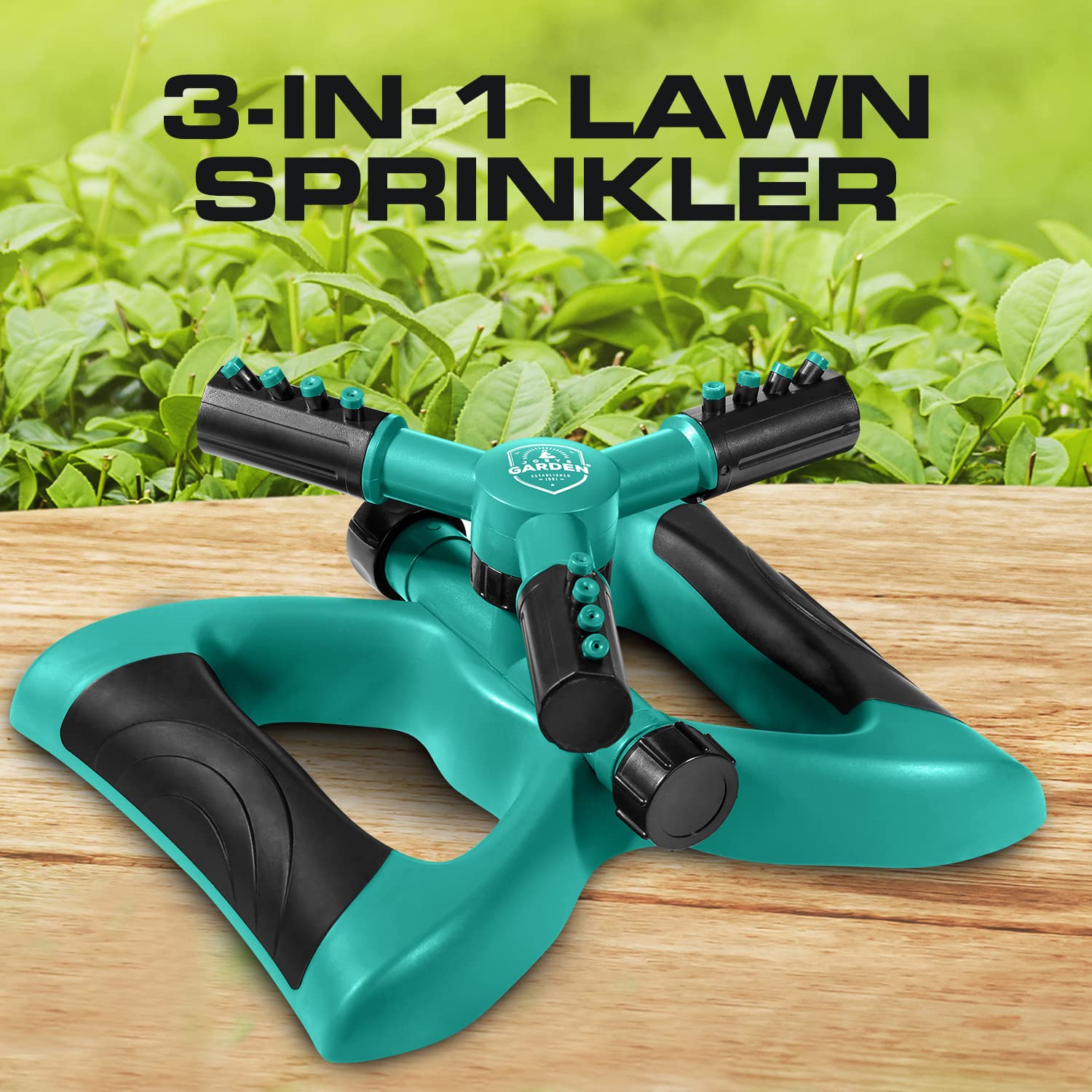 Joeys Sprinkler usage-note reminding safe ground operation