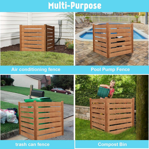 JOGEPEYO outdoor enclosure idea protects storage areas while keeping airflow.