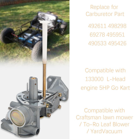 JOHAHTANG carburetor installation image showing simple setup.