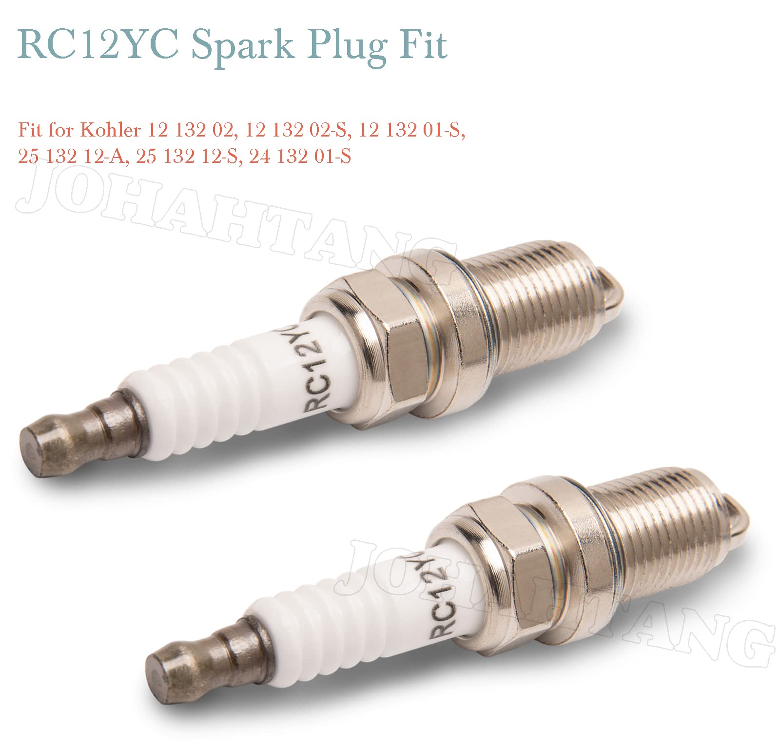 JOHAHTANG RC12YC resilient spark plug with corrosion resistance and longevity.