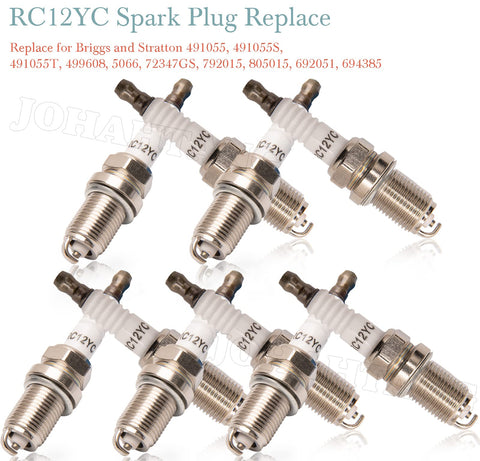 JOHAHTANG RC12YC spark plug designed for easy installation.
