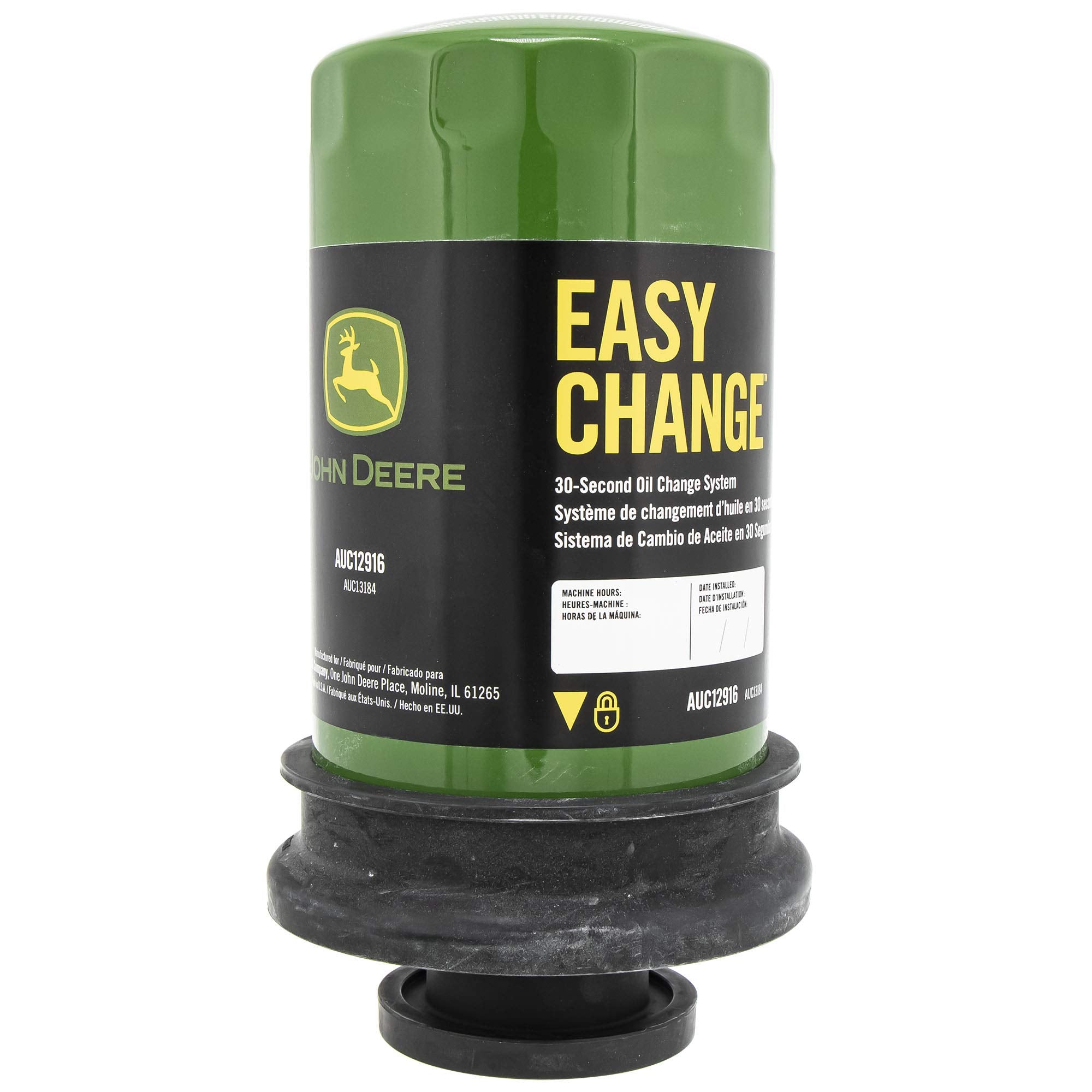 John Deere AUC13706 kit contents, ready-to-use parts for routine mower care.
