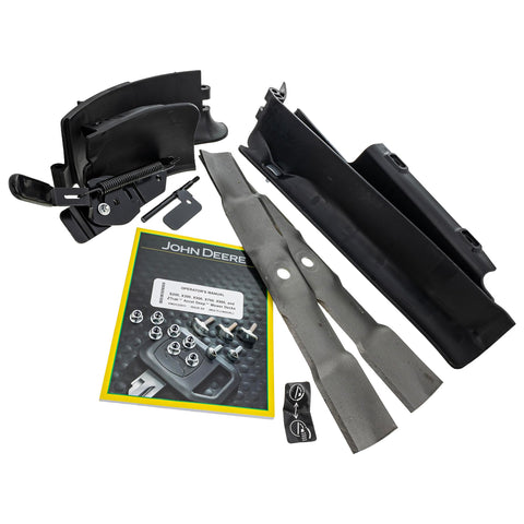 John Deere BUC10704 mulch control kit on a 42-inch mower deck for mulching