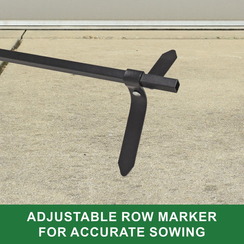 John Deere ergonomic cushioned handle reduces hand fatigue during use