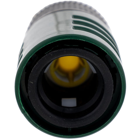 John Deere GX22425 quick coupler in release action demonstrating secure locking