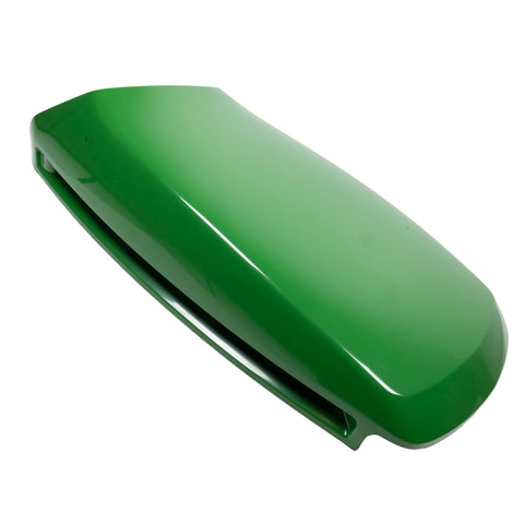 John Deere AM132529 hood rear view highlights clean surface and alignment.