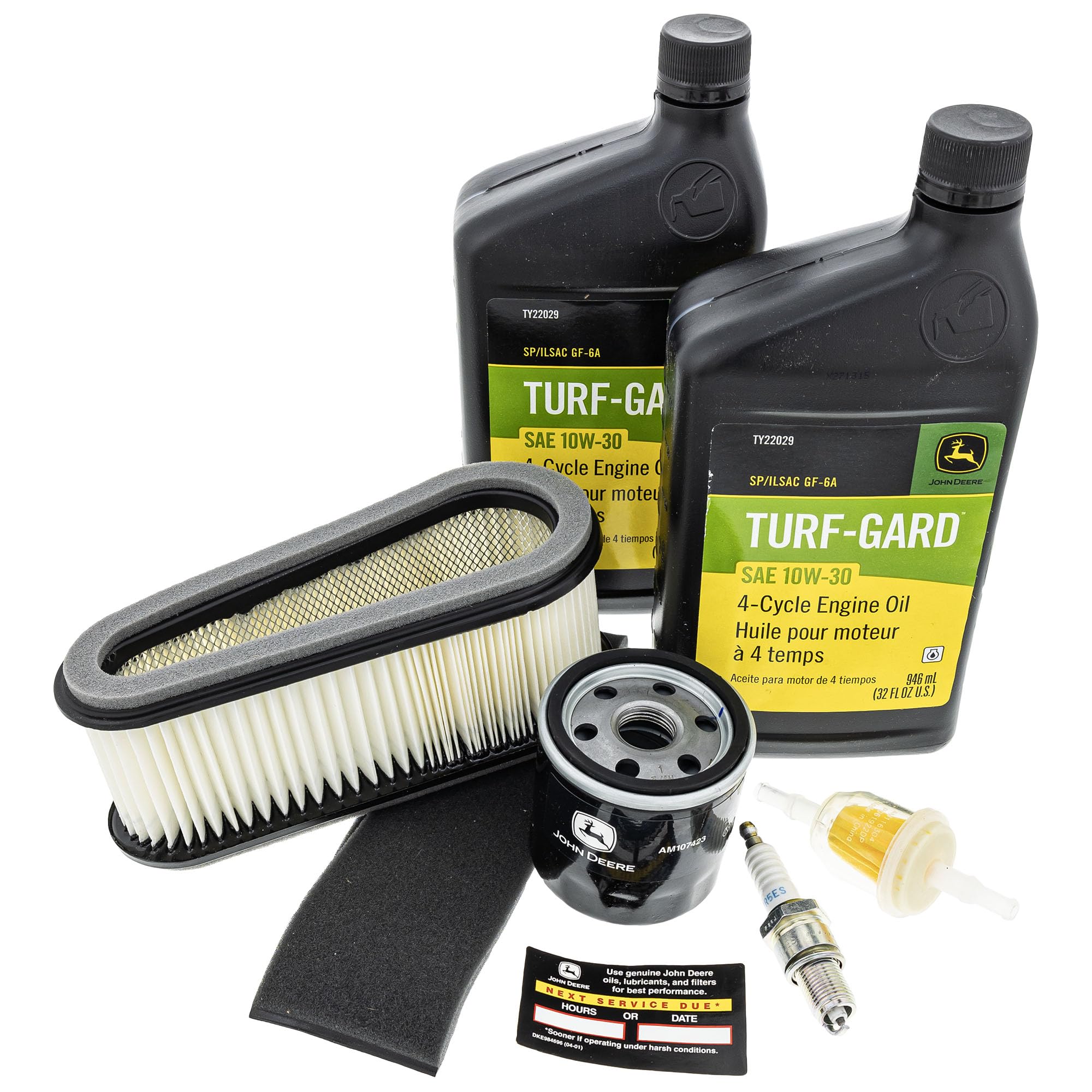 John Deere LG185 oil filter included for engine protection