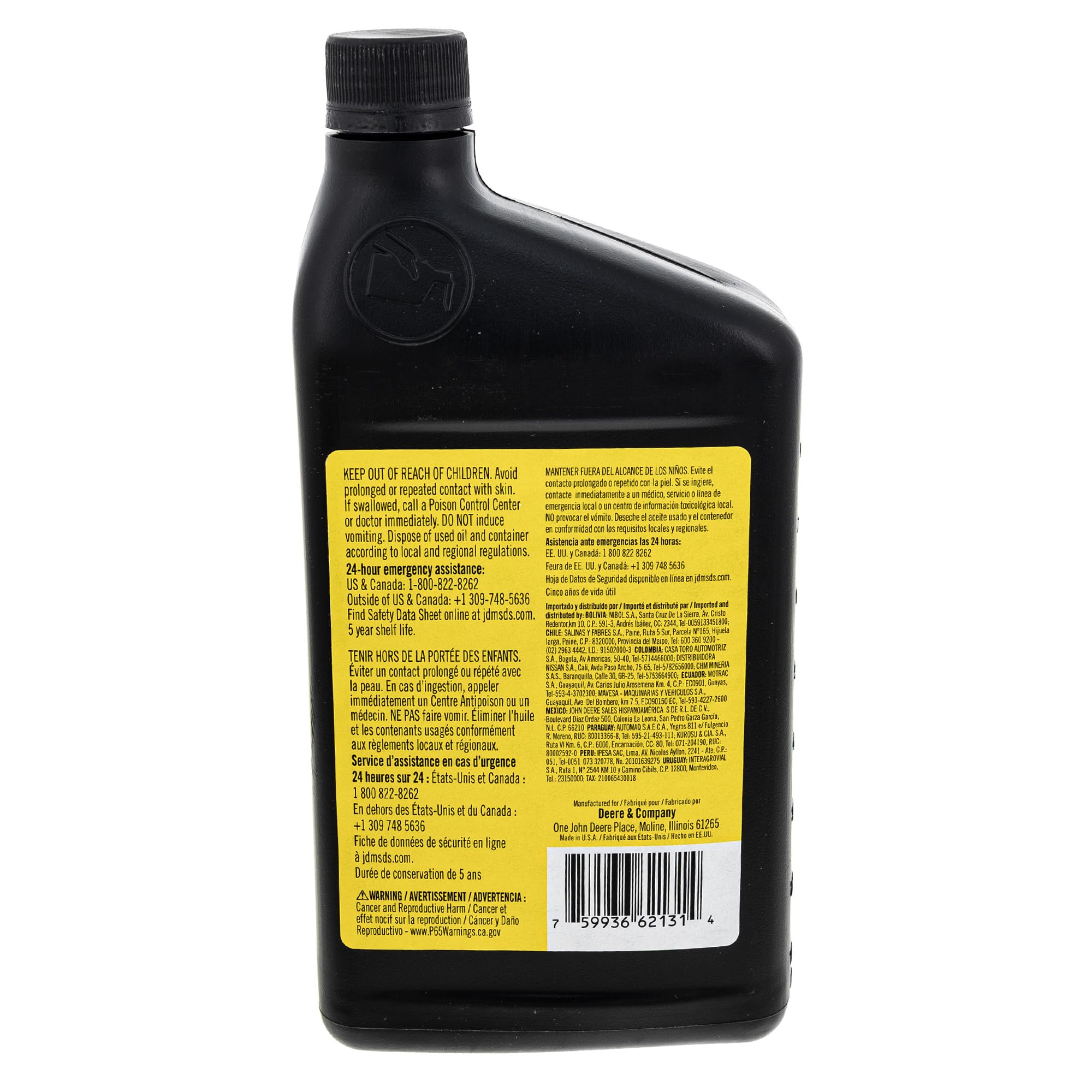 John Deere LG259 OEM filter kit fuel filter ready for clean fuel system maintenance.