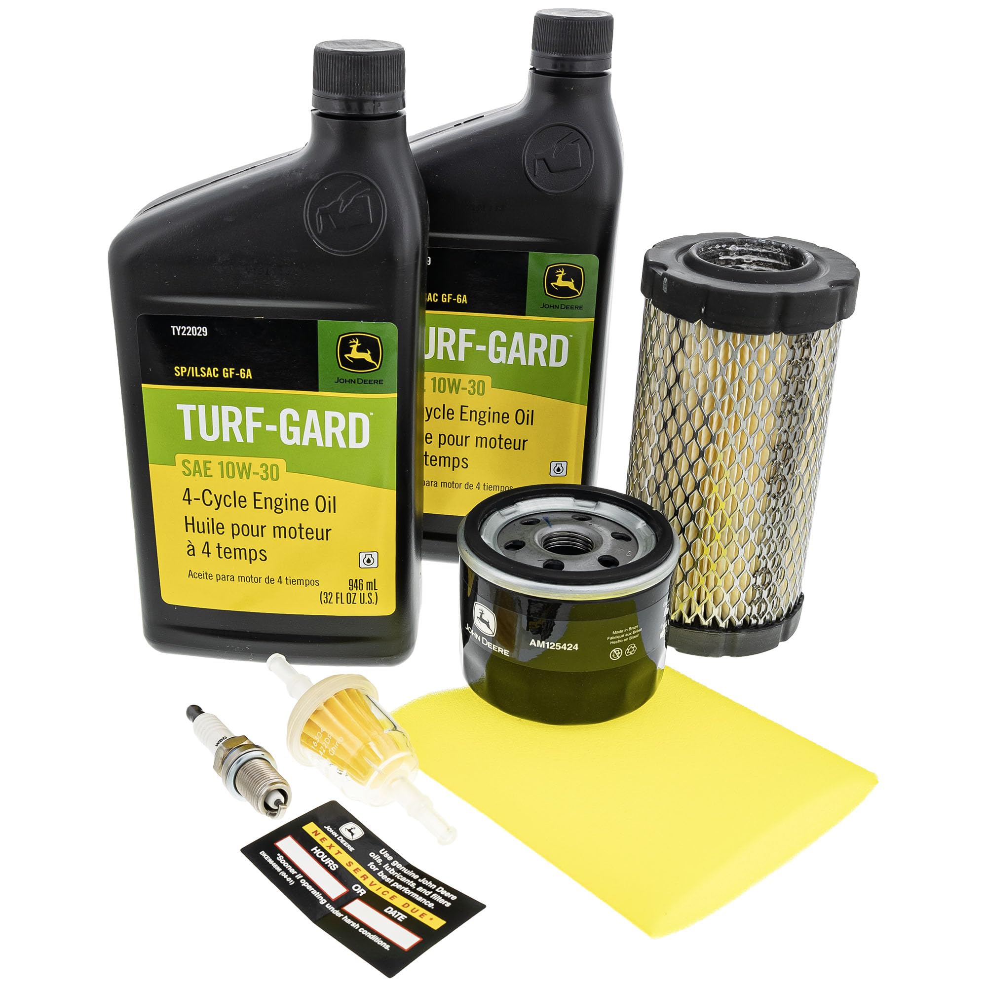 John Deere LG262 oil filter AM125424 close-up for smooth engine performance