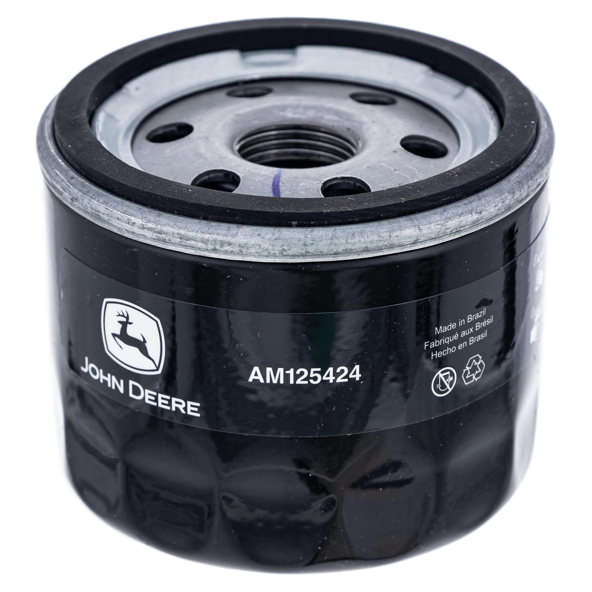 John Deere LG263 cartridge air filter captures dust for clean airflow.