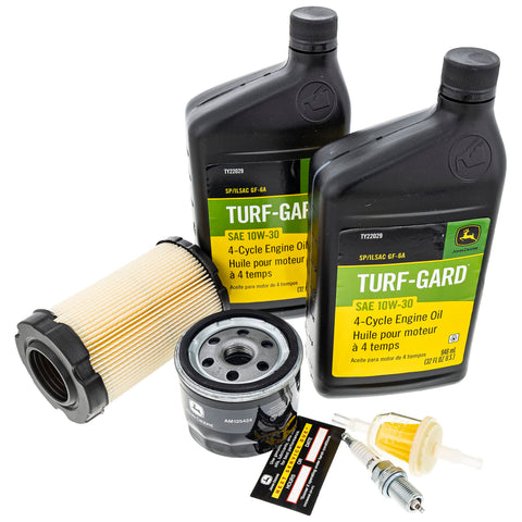 John Deere LG271 oil filter included for clean oil changes in D100/D110.