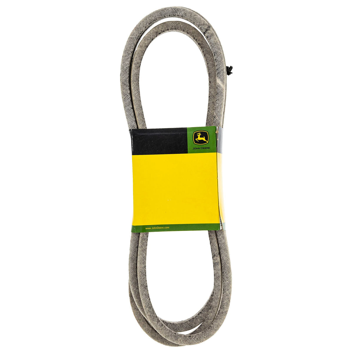 John Deere M154958 belt closeup for durable replacement part on 48C deck