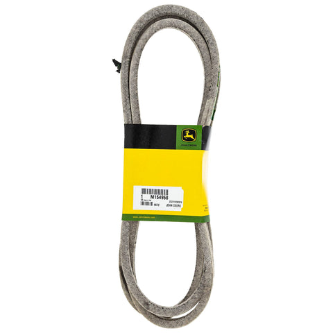 John Deere M154958 belt installed on a 48C deck demonstrating reliable operation