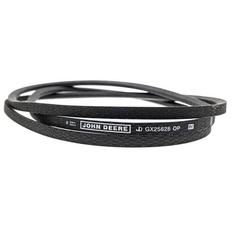 John Deere GX25628 V-Belt durability with Kevlar cords for longer life.