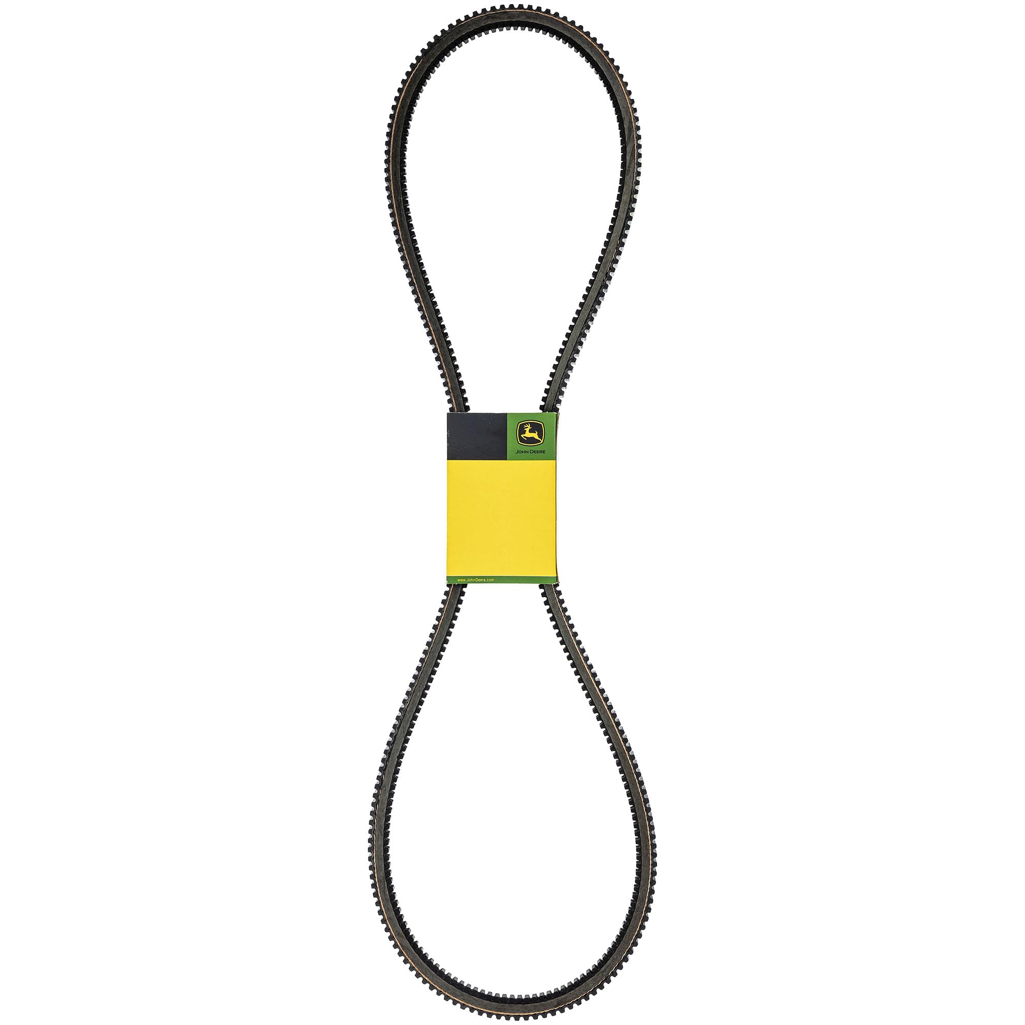 John Deere M154897 V-Belt close-up showing OEM construction for mower drive