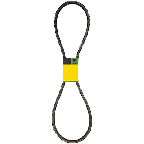 John Deere M154897 V-Belt close-up showing OEM construction for mower drive