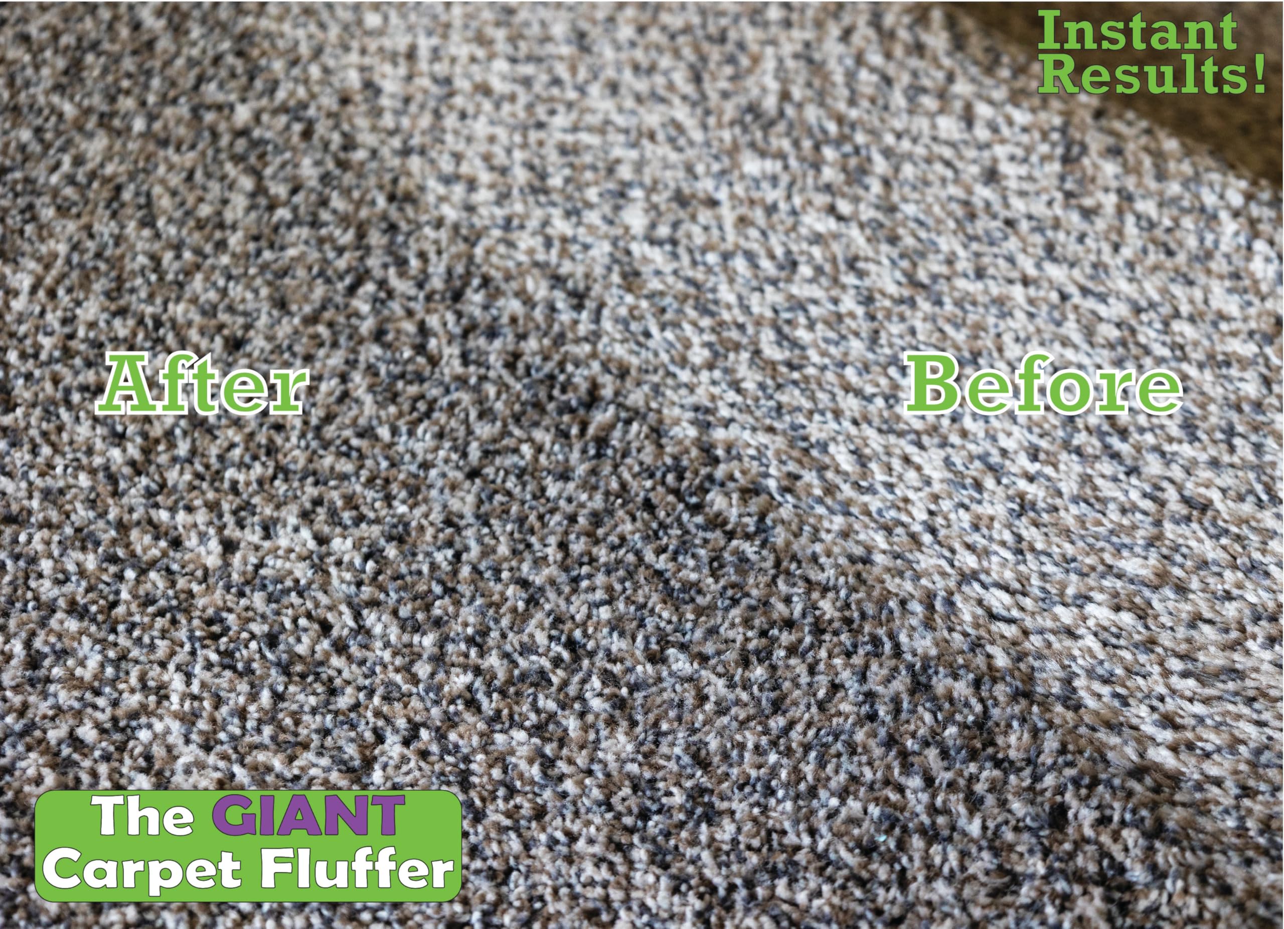 Johnny World Giant Carpet Fluffer durable materials for long-term home use.