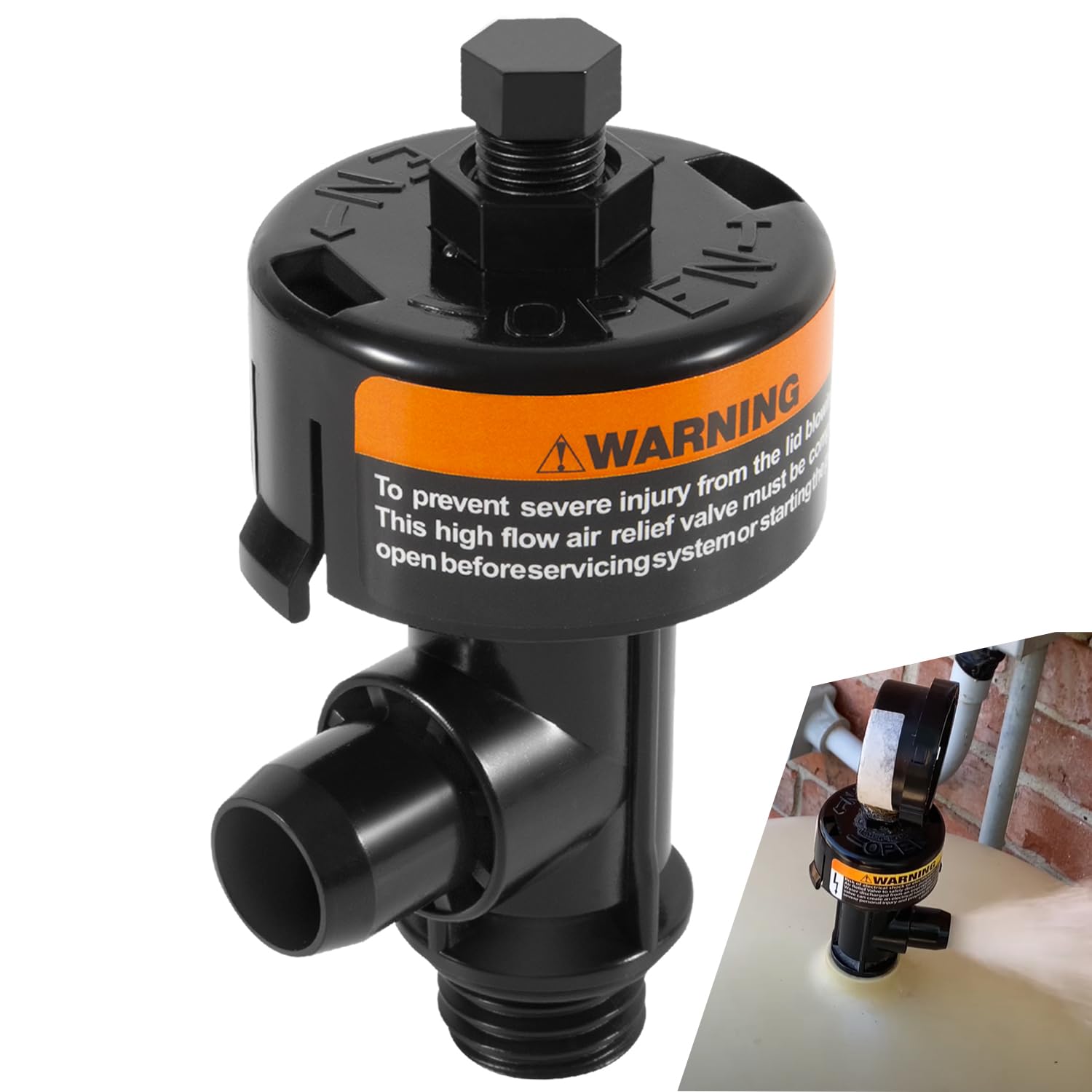 Johntruck compatible with popular pool filters for reliable air release.