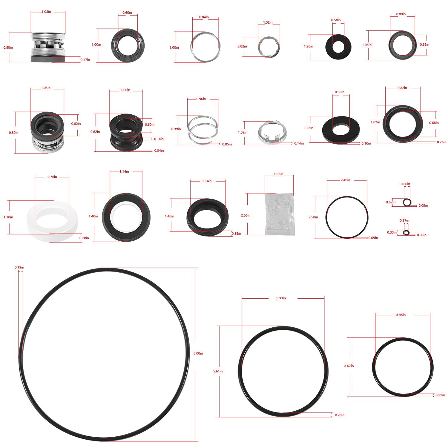 Johntruck PS-3890 shaft seal protects the shaft interface