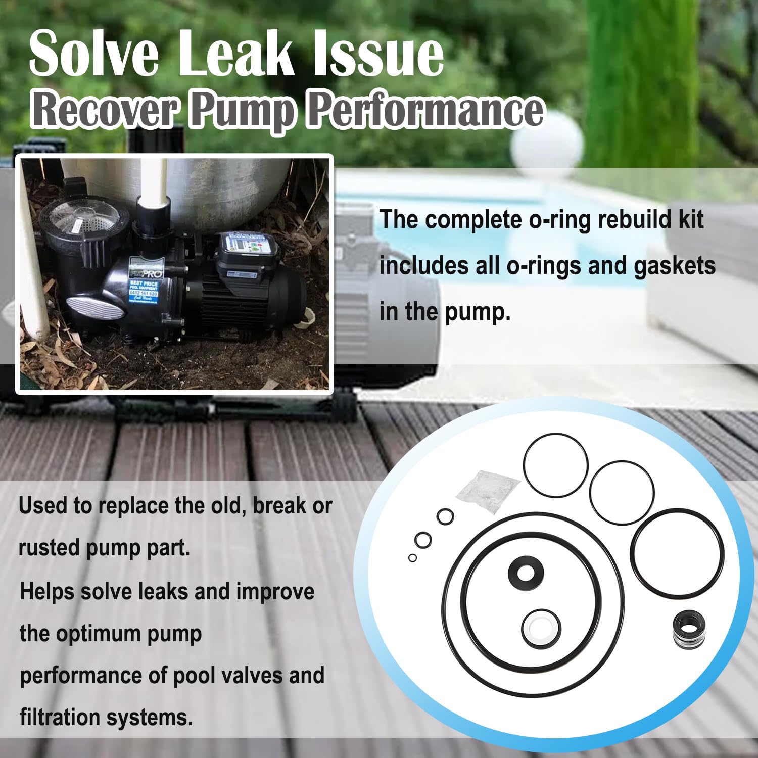 Johntruck tail piece union O-Rings preserve leak-free connections